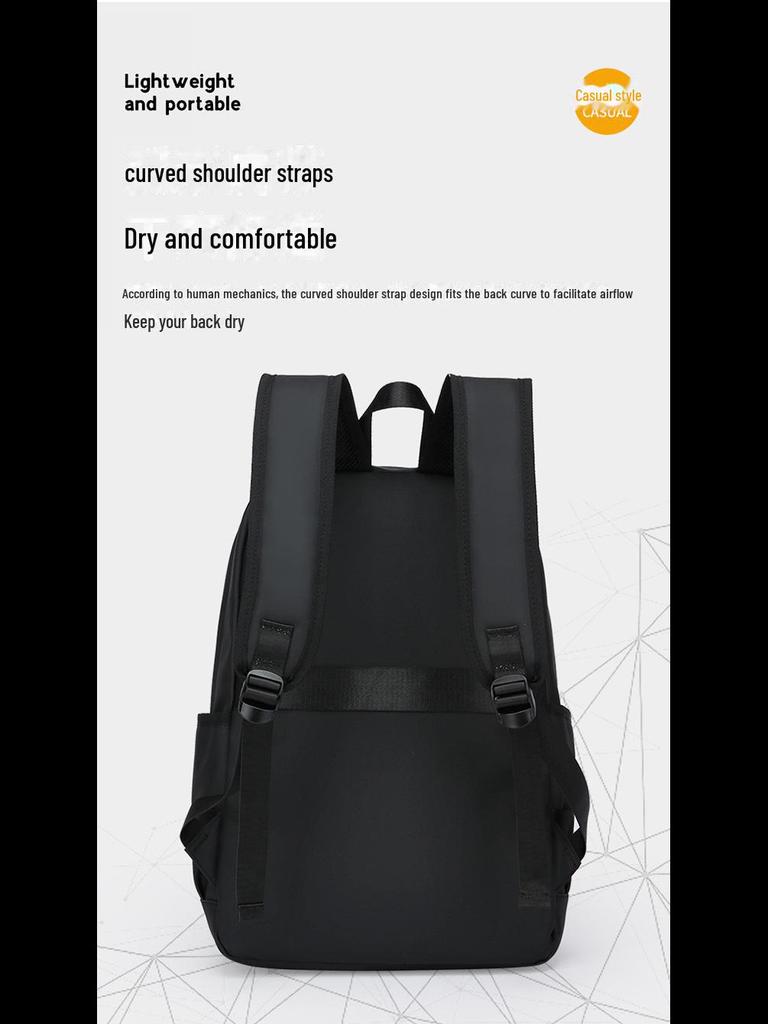 Herrenmode Freizeitrucksack: Spritzwassergeschützt, Großes Fassungsvermögen, Ideal für Reisen, Geschäft und Studenten