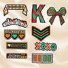 10pcs /Set Netherland Kruikenstad Emblem Embroidered Patches Iron On Patches For Clothing Netherland Carnival Patch Sewing Diy 