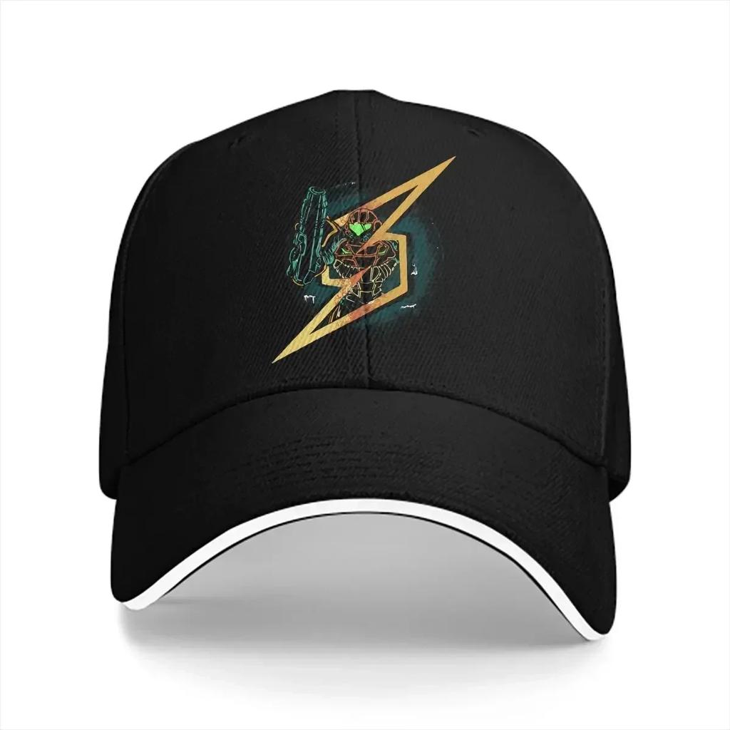 Samus Lightning Ball Baseball Cap Men Hats Women Visor Protection Snapback Super Metroid Caps