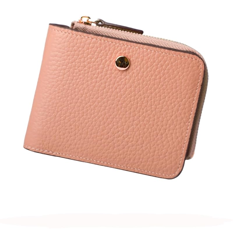 

[MR FONE] wallet ladies mini wallet genuine leather bifold wallet compact wallet With coin purse small wallet RFID Skimming prevention thin Thin