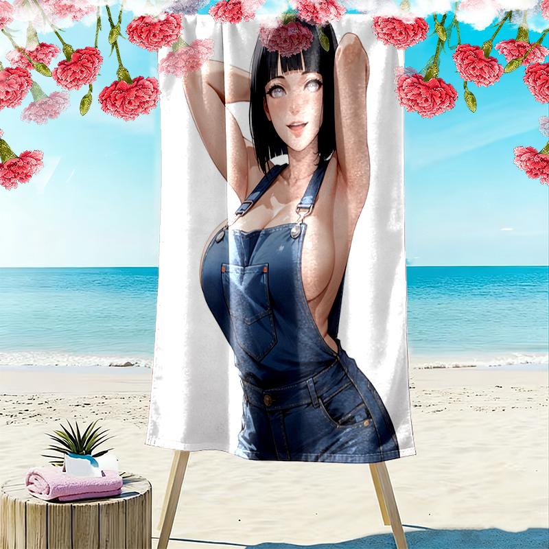 Naruto Beach Towel Perfect for Travel, Outdoor Activities, Swimming, Camping, Hiking