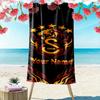 Galatasaray S Custom Name Print Beach Towel, Large Soft Quick Dry Towel for Beach Camping Swimming