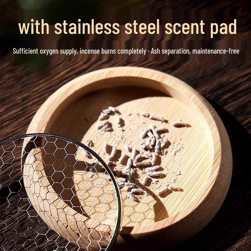 Newcomer 0.3 High-End Sandalwood and Bamboo Incense Burner with Auspicious Cloud Design