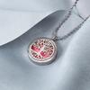 High Quality Patterns Tree of Life Aromatherapy Diffuser Pendant Perfume Locket Women Essential Oil Necklace Jewelry Wholesale