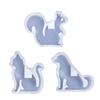 Epoxy Candlestick Silicone Mold Candle Base Mould Squirrel/Cats/Dog Shaped Candle Holder Molds Elegant Home Decorations