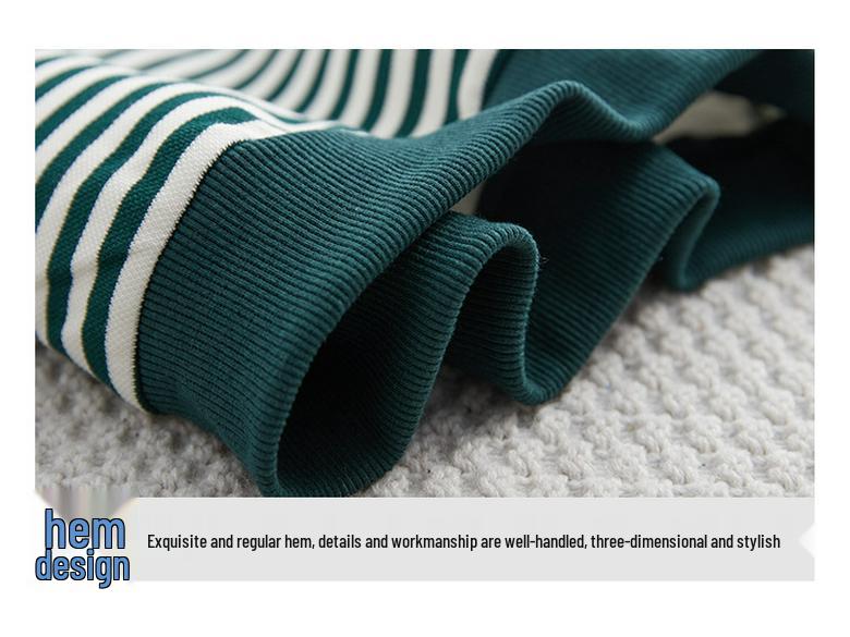 Moletom Infantil Estilo Coreano de Primavera e Outono - 2025 Blusa Fashion Forrada com Lã para Meninos e Meninas