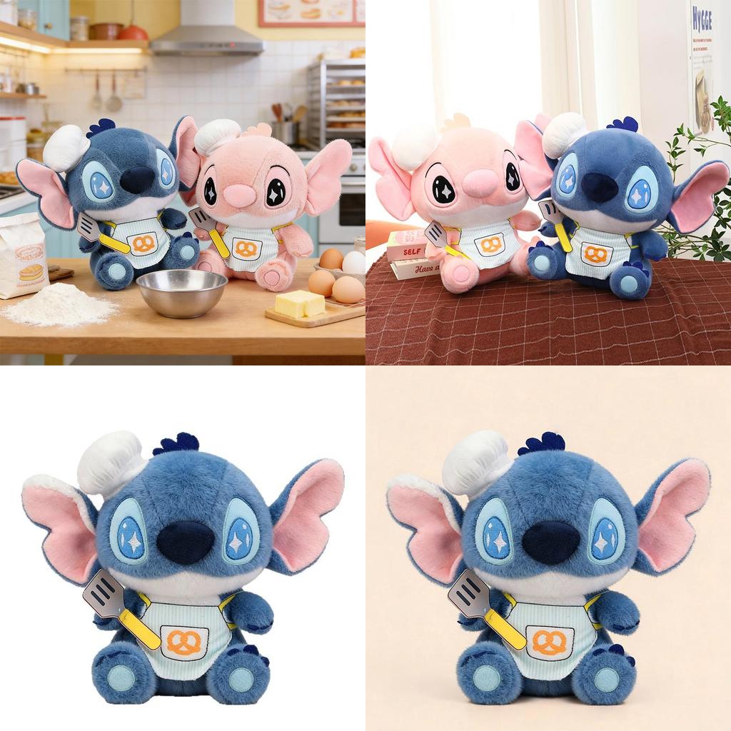 Stitch Chef Plush Toy Cartoon Animal Stuffed Animal Gift For Kids And Teens