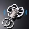 Creative Fidget Spinner Key Chain Metal Bottle Opener Rotatable Finger Gyro Key Holder Wallet Organizer Car Key Ring
