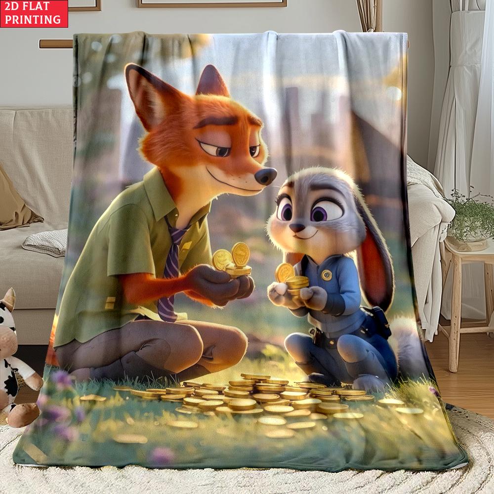 Judy & Nick Thin Flannel Blanket for Bedrooms,Living Rooms,Sofas Blankets,Lunch Breaks,Picnics,blankets Fluffy Blanket