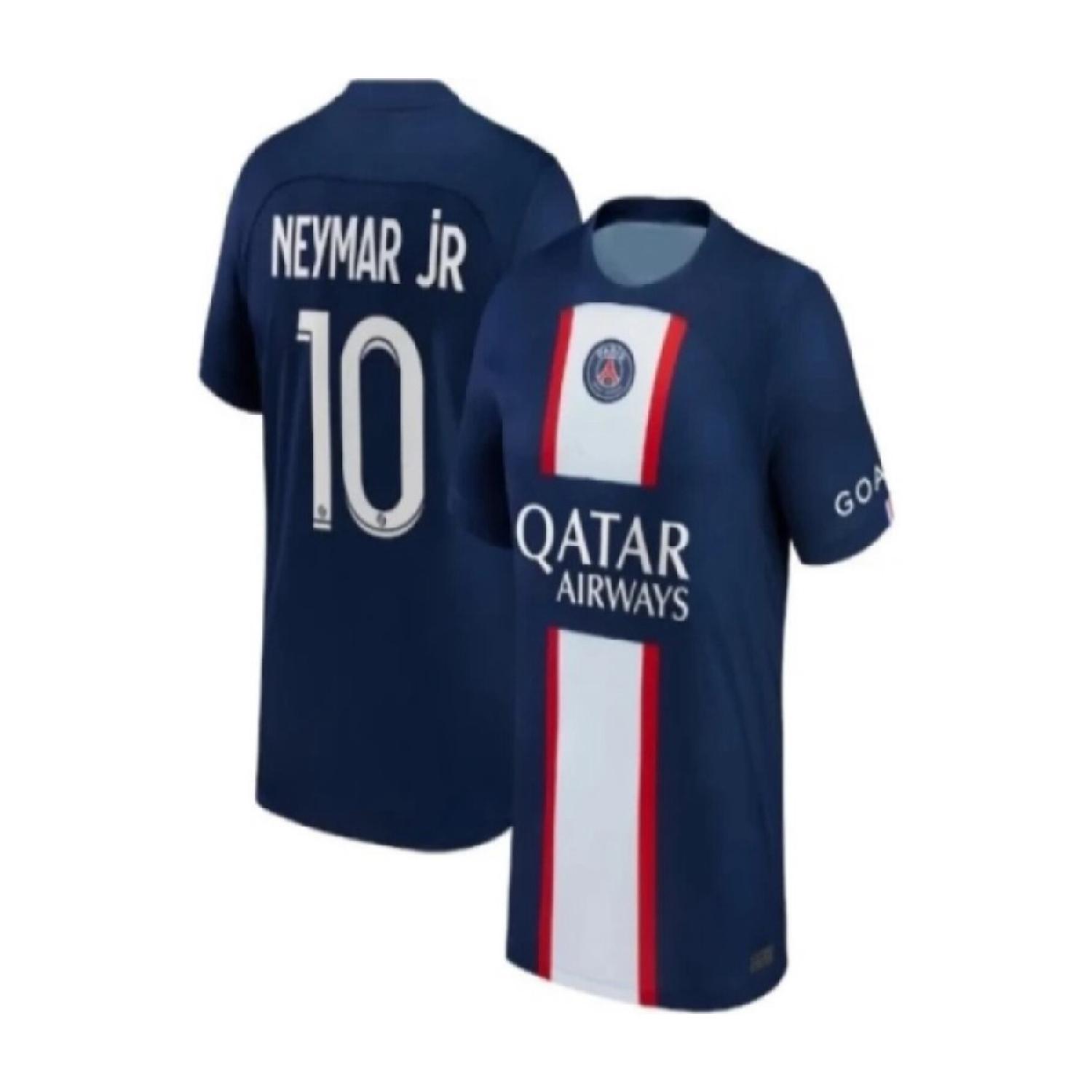 

Футболка для взрослых Psg Neymar Jr темно-синяя, домашняя, сезон 21/22