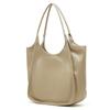 First Layer Cowhide Messenger Bag Vegetable Tanned Leather Women'S Bag Large Capacity Shoulder Bag Commuter Shopping Bag Armpit Bag