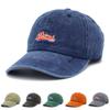 Old Spring and Summer Letter Embroidery Cap Men's and Women's Washed Retro Sun Hat Fashion Baseball Cap