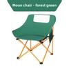 Outdoor folding chair with high backrest, moon chair, portable camping chair, fishing chair, camping recliner
