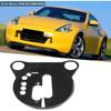 Fydun 2Pcs Interior Gear Shift Box Panel Decoration Frame Trim Cover Carbon Fiber Car Refitting for 370Z Z34 2009‑2020(Left Side)