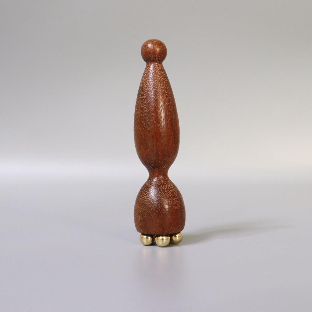 Green Sandalwood Horns Lotus Pod Massager, Eye Points, Suzaku Three-pecking Massage, Dredging Meridians, Purple Light Sandalwood Pinch Stick