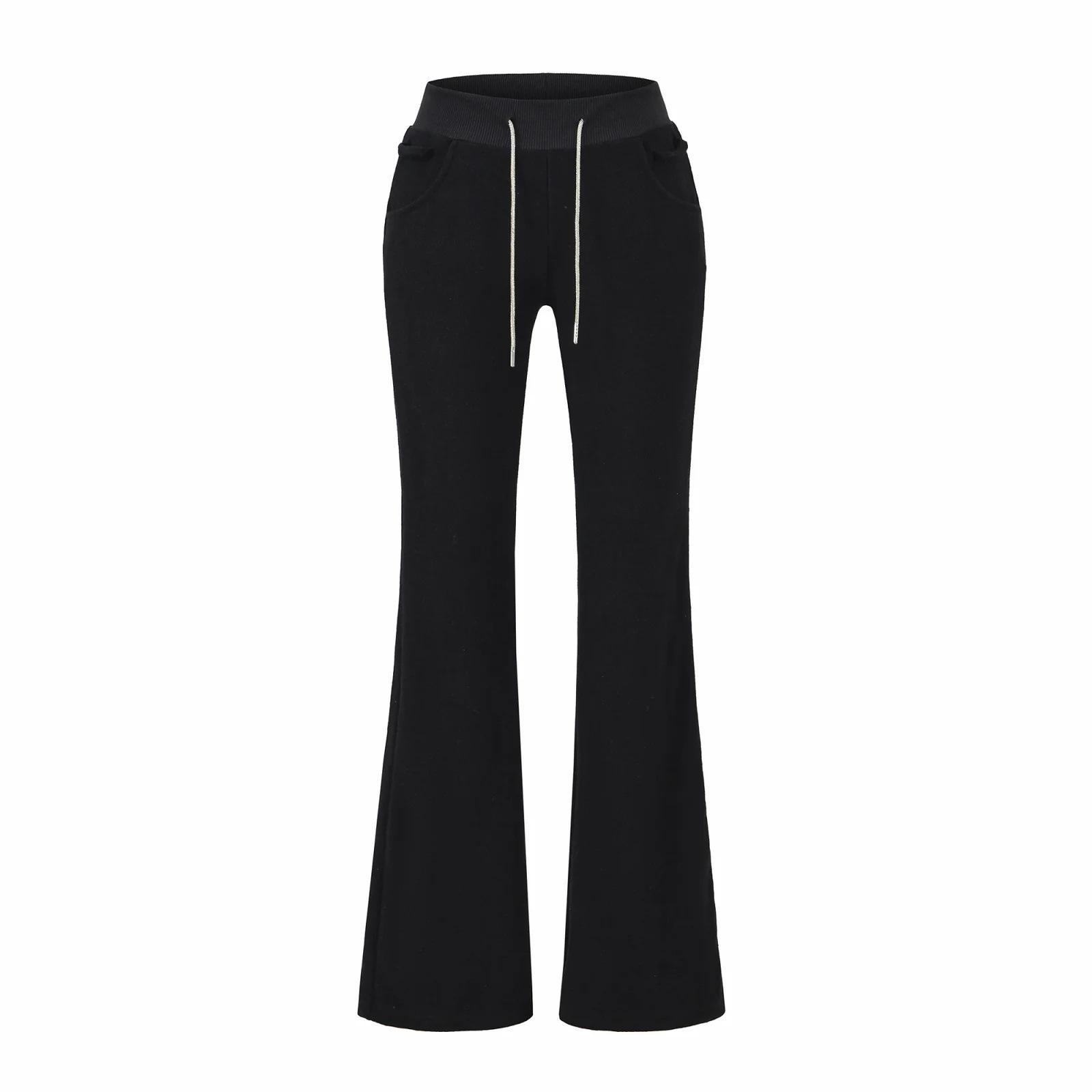 Women s 2026 Comfy Style: Waist-Cinching Hooded Cardigan with Diamond Chain & Micro-Flare Pants Set M