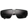 Ivi ViSion Men S lIvIng SunglaSSeS In poliShed Black   Grey lenS poliShed Black   Grey lenS