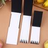 100/500Pcs Black Testing Aromatherapy Fragrance Perfume Essential Oils Test Tester Paper Strips Book Cotton Absorbent Paper
