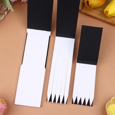 100/500Pcs Black Testing Aromatherapy Fragrance Perfume Essential Oils Test Tester Paper Strips Book Cotton Absorbent Paper