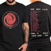 Nine Inch Nails Tour Shirt 2025 NIN Red Spiral Shirt NIN Peel It Back Tour Tee Unisex T-Shirt
