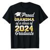 Proud Mom of A Class of 2024 Graduate Mother Senior Family T-Shirt Funny Dad Aunt Uncle Grandma Grandpa Sister Brother Tee Tops