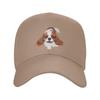 Summer Cavalier King Charles Spaniel Baseball Cap  Tennis Skate Streetwear Print Sun Hip Hop Hats Dropshipping Baseball Caps