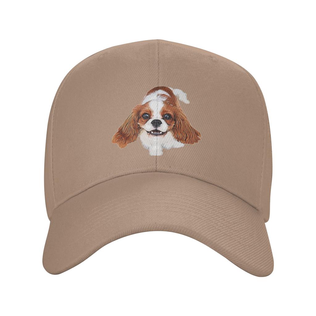 Summer Cavalier King Charles Spaniel Baseball Cap Tennis Skate Streetwear Print Sun Hip Hop Hats Dropshipping Baseball Caps