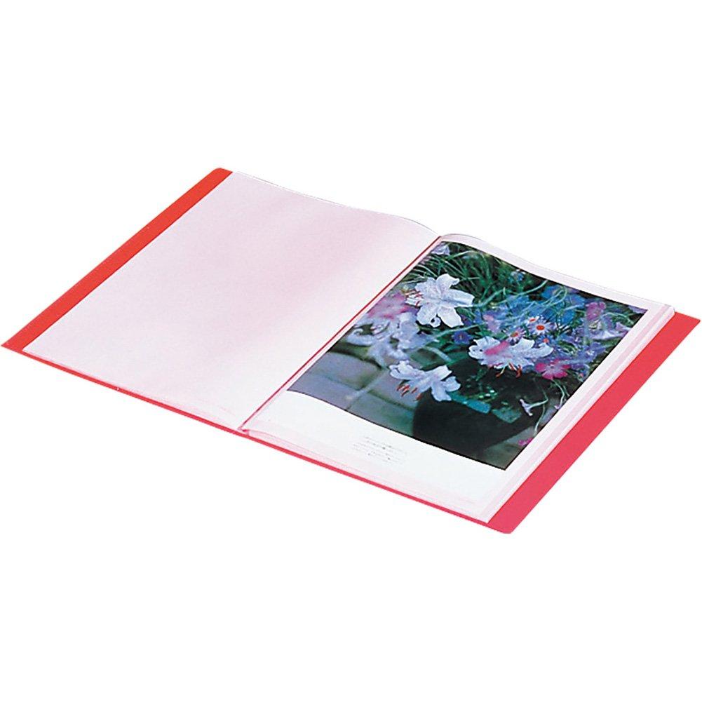 King Jim Clear Color 40 A4 File, Base, Pockets, Size, Blue, 132CW-B