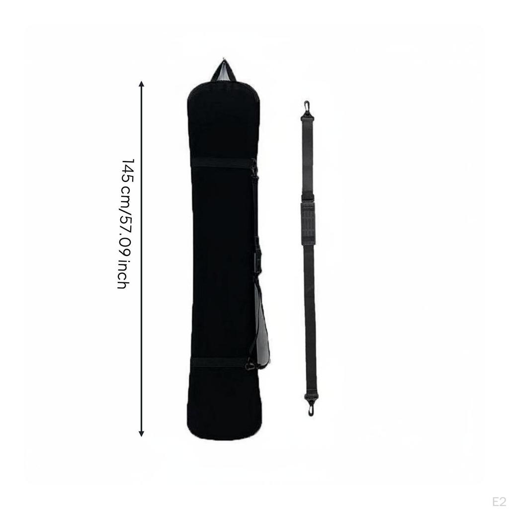 Padded Snowboard Bag Scratch Resistant Carrying Case Shoulder Straps Sports Gear for