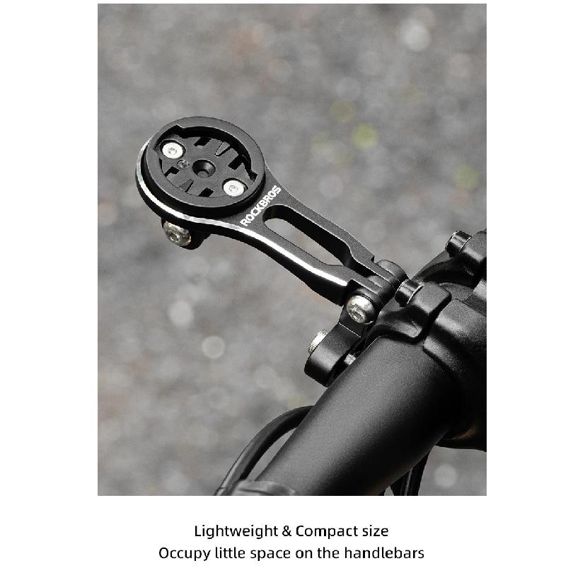 ROCKBROS Bicycle Computer Holder Bracket IGPSPORT Garmin Wahoo Computer Lightweight Aluminum Alloy Bracket Stem Adjustable Mount