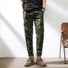 Men's Spring New Outdoor Sports Tooling Camouflage Pants Hong Kong Style Fashion Loose Straight Multi-pocket Large Size Military Pants