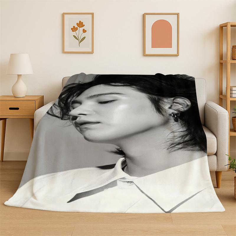 Kpop B-BTS SUGA Agust D Yoon Gi Flanelldecke Weiche Warme Überwurfdecke für Schlafzimmer Wohnzimmer Bett Reise Camping Picknick Geschenk