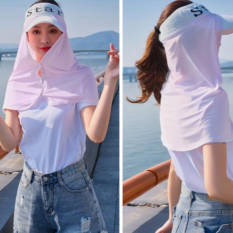 Summer Outdoor Sunshade Hat Curtain, Uv Resistant Sunshade Cloak, Safety Helmet, Baseball Cap, Sunshade Curtain