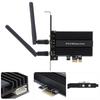 PCI Express WiFi 6 Adapter 3000Mbps for Intel AX200 Pro 802.11ax 2.4G 5Ghz for Bluetooth5.0Black