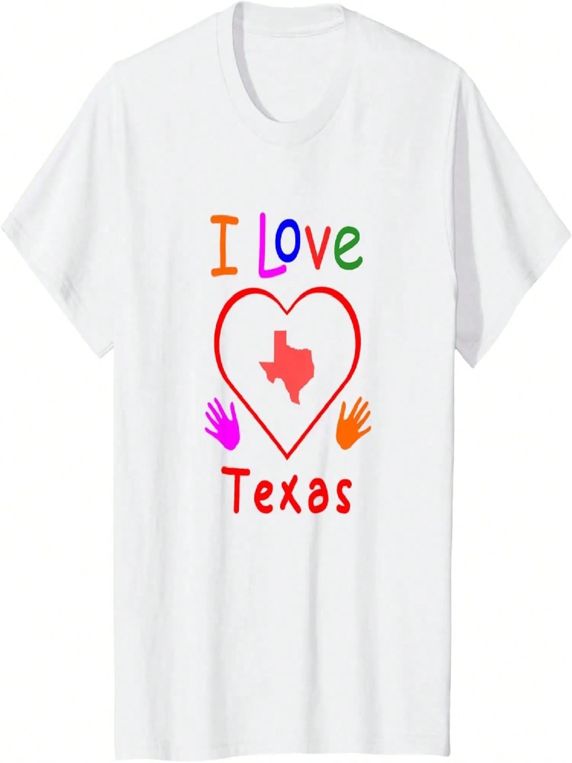 Kids I Love Texas T-Shirt S разноцветный