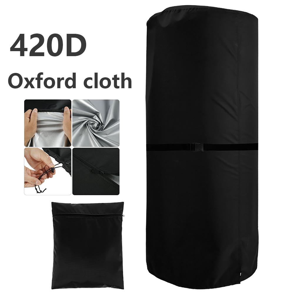 Heater Cover Outdoor Patio Furniture Covers Oxford Cloth Waterproof Snowproof Dustproof UV-Resistant Heater Protector for Garden