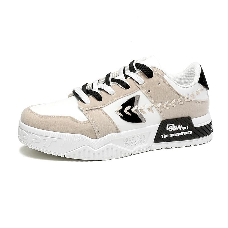 

Men s shoes new thick-soled flat-soled heightening board shoes men s trend four seasons college style student leisure sports trendy shoes 39