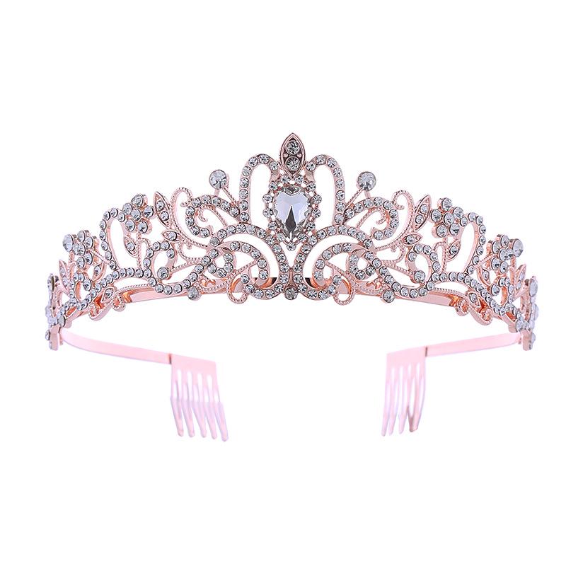 Children's Rhinestone Crown Headband for Birthday, Party, Wedding, and Performance