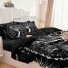 Customizable Tree of Life 3D Flannel Duvet Cover Set - 3-Piece Home Textile