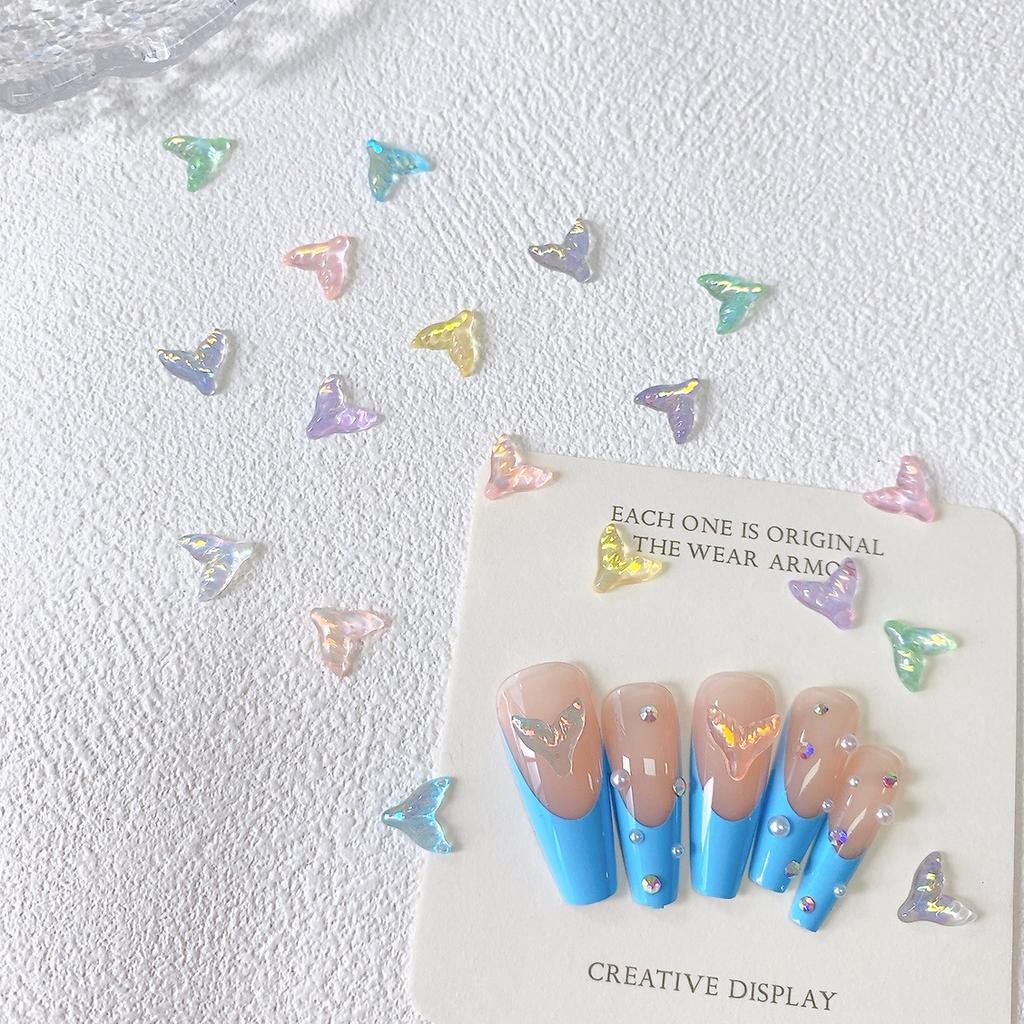 Hot Selling New Aurora Mixed Color Mini Nail Art Decorations for Girls DIY Nail Accessories Materials