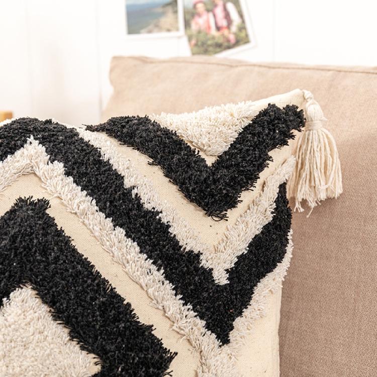 Nordic Style Throw Pillow Covers Bohemian Diamond Tufted Pillow Cushion Cover