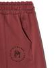 Peace Maker Stitch Sweat Maxi Skirt (Burgundy)