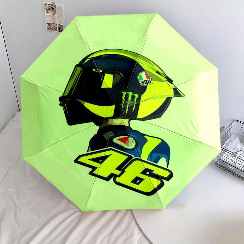 VR46, автоматический складной зонт, портативный и складная конструкция, 8 спиц, рождественский или день рождения подарок.