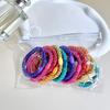 12pcs/set Nylon Hair Rope Set High Quality Elastic Rubber Band Fashion Ponytail Holders  Gifts