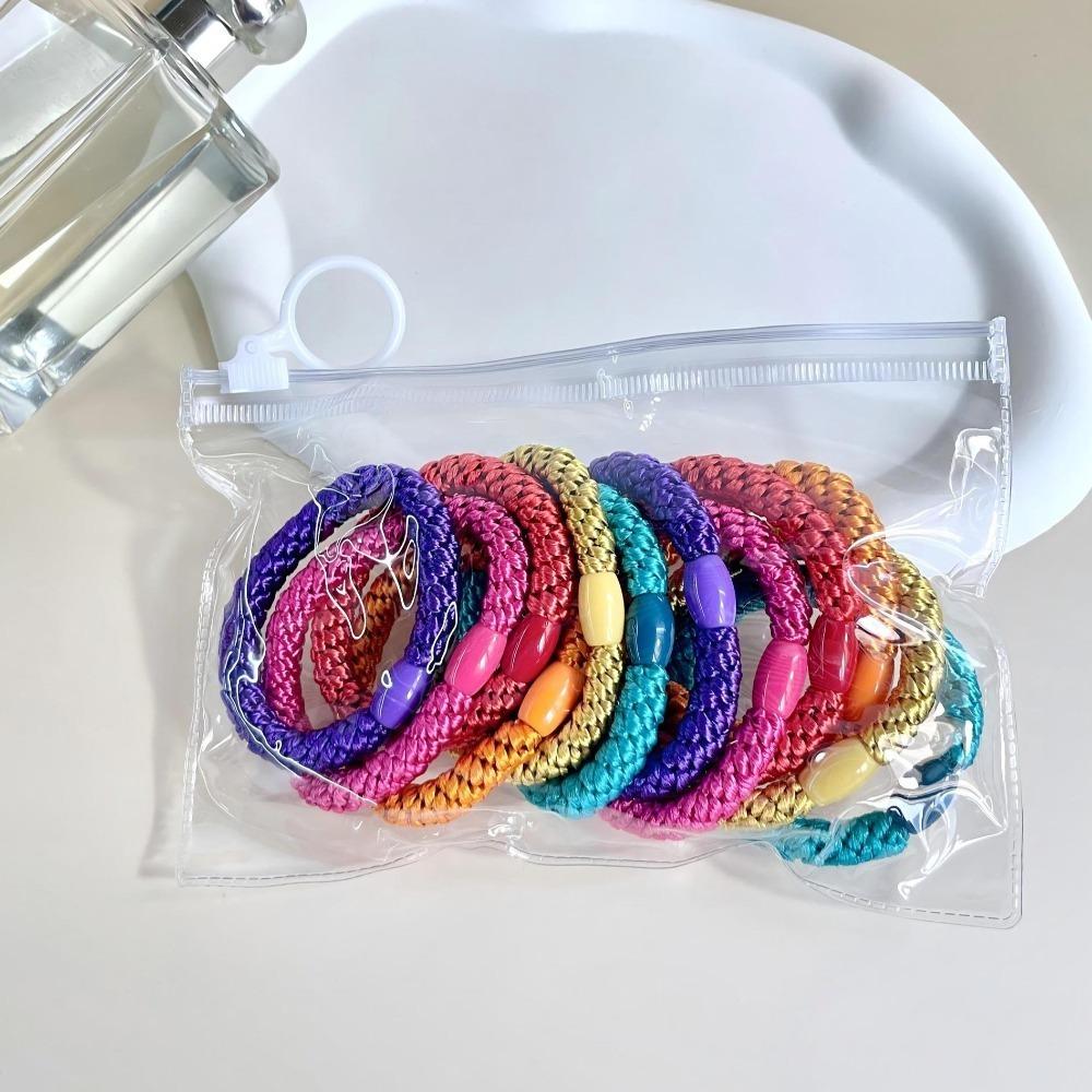 12pcs/set Nylon Hair Rope Set High Quality Elastic Rubber Band Fashion Ponytail Holders  Gifts