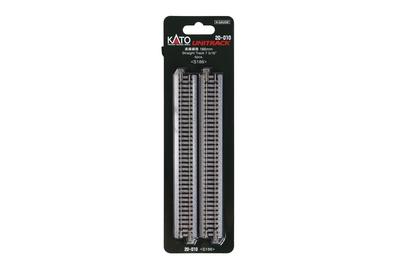 KATO N Gauge Straight 4 Model Track, 186mm, Pieces, 20-010 (Railway Supplies)