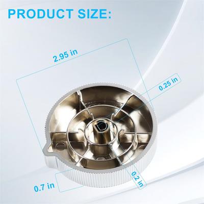 Yeni 1 ADET W11675852 W11328381 Çamaşır Kurutma Makinesi Düğmesi (Büyük) Whirlpool Maytag için Yedek