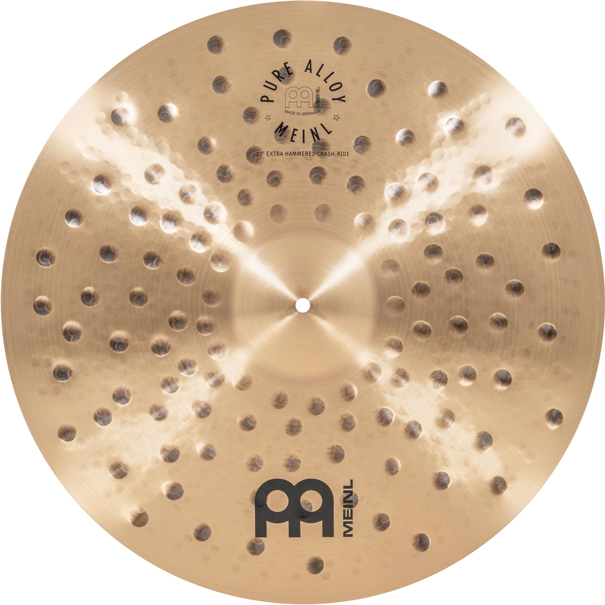 

MEINL Cymbals Pure Alloy Series Crash Ride Cymbals Extra Hammered Crash Ride PA22EHCR 22 []