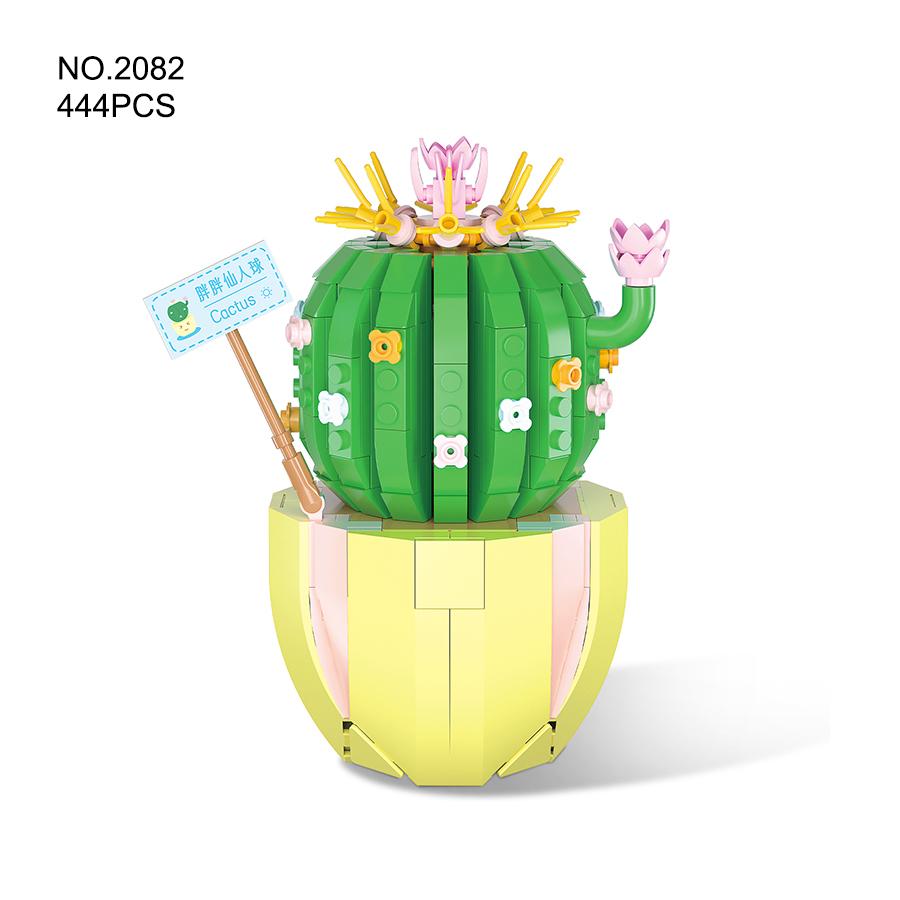 Plastic Bouquet Potted Plants Building Blocks Flowers Bricks DIY Educational Toys Valentine's Day and Mother's Day Gifts