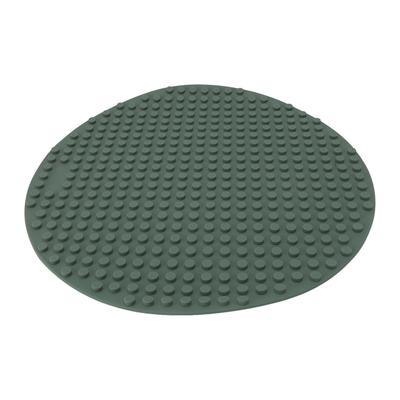 Tapis de Blocs de Construction en Silicone Accessoires Sensoriels Coussin de Massage des Pieds Plaque de Base pour Blocs de Construction pour